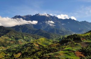 Kundasang highlands below Mount Kinabalu