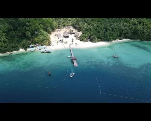 Sepanggar Island beach getaway