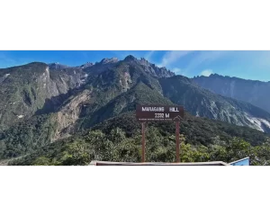 Maragang Hill hiking trail near Mount Kinabalu