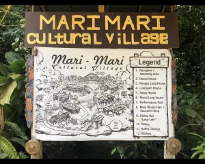 Mari Mari Cultural Village visitor map