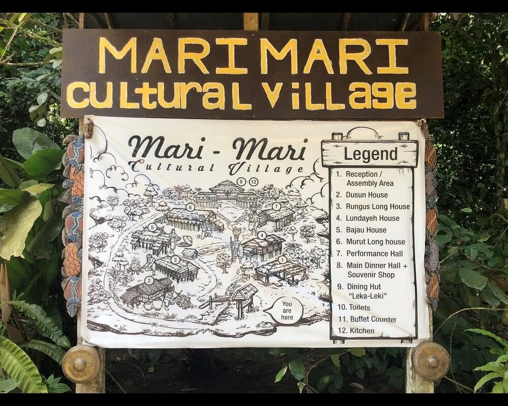 Mari Mari Cultural Village visitor map