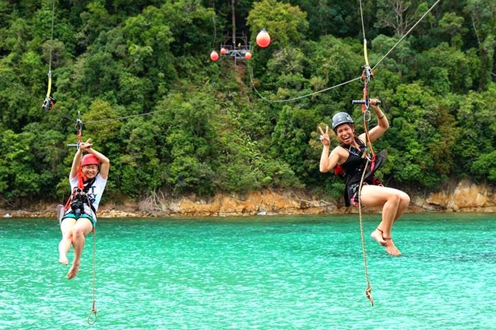 coral royal zipline